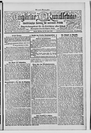 Tägliche Rundschau vom 28.06.1918