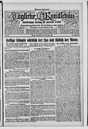 Tägliche Rundschau vom 29.06.1918