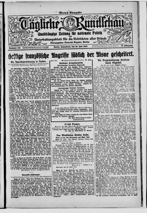 Tägliche Rundschau vom 29.06.1918