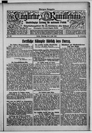 Tägliche Rundschau on Jul 2, 1918