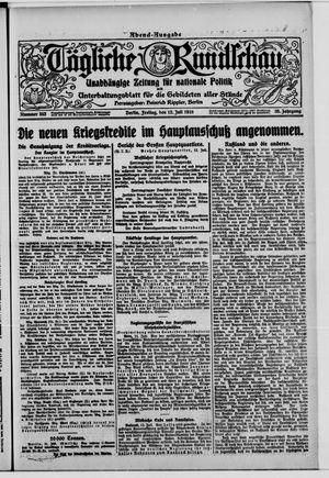 Tägliche Rundschau vom 12.07.1918