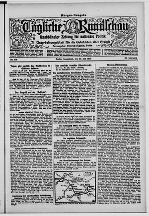 Tägliche Rundschau vom 27.07.1918