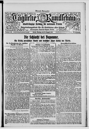 Tägliche Rundschau vom 26.08.1918