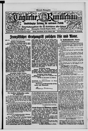 Tägliche Rundschau on Oct 26, 1918