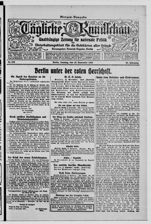 Tägliche Rundschau vom 10.11.1918