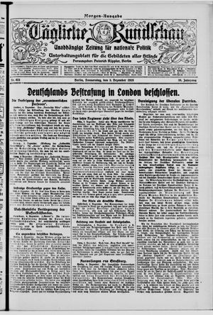 Tägliche Rundschau vom 05.12.1918
