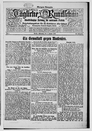 Tägliche Rundschau on Jan 1, 1919