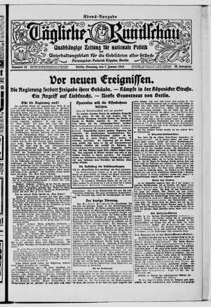 Tägliche Rundschau on Jan 7, 1919