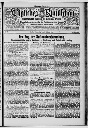 Tägliche Rundschau on Feb 6, 1919