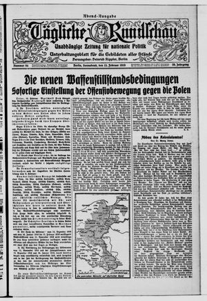 Tägliche Rundschau on Feb 15, 1919