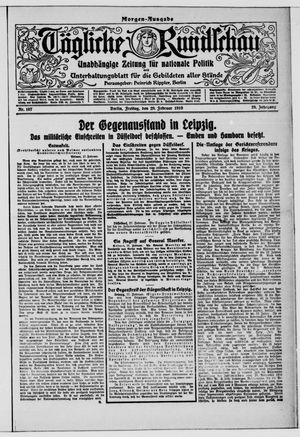 Tägliche Rundschau on Feb 28, 1919
