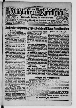 Tägliche Rundschau on Mar 1, 1919