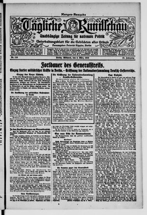Tägliche Rundschau on Mar 5, 1919