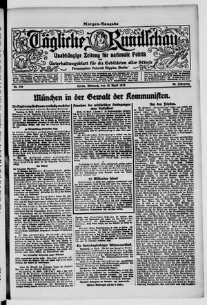 Tägliche Rundschau on Apr 16, 1919