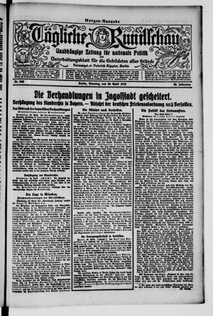 Tägliche Rundschau on Apr 29, 1919