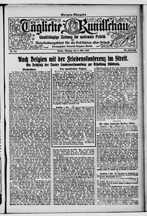 Tägliche Rundschau vom 05.05.1919