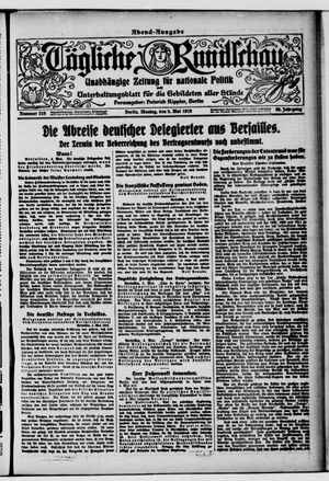 Tägliche Rundschau vom 05.05.1919