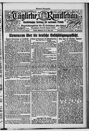 Tägliche Rundschau on May 21, 1919