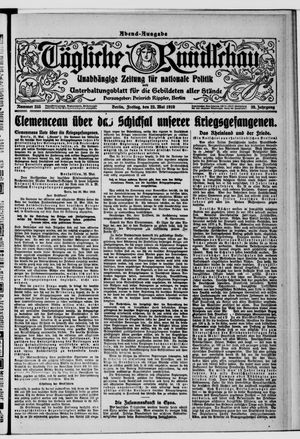 Tägliche Rundschau on May 23, 1919