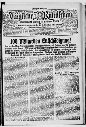 Tägliche Rundschau on May 28, 1919