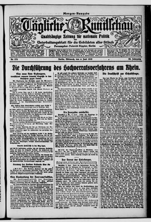 Tägliche Rundschau vom 04.06.1919