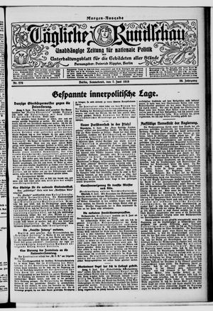 Tägliche Rundschau vom 07.06.1919