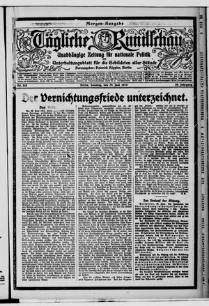 Tägliche Rundschau vom 29.06.1919