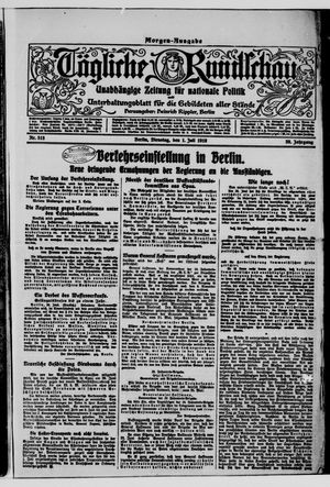 Tägliche Rundschau vom 01.07.1919
