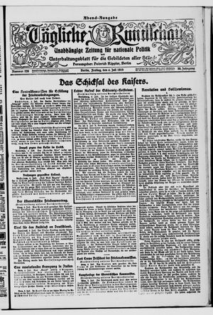 Tägliche Rundschau on Jul 4, 1919