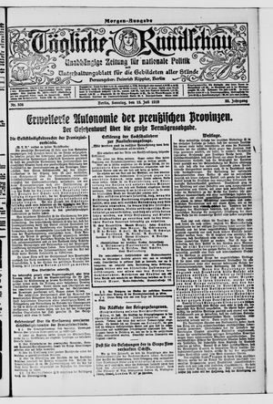 Tägliche Rundschau vom 13.07.1919