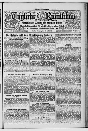 Tägliche Rundschau on Jul 15, 1919