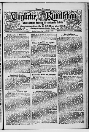 Tägliche Rundschau on Jul 24, 1919