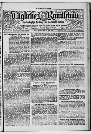 Tägliche Rundschau vom 25.07.1919