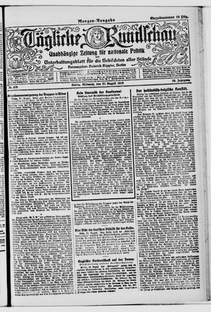 Tägliche Rundschau vom 27.08.1919