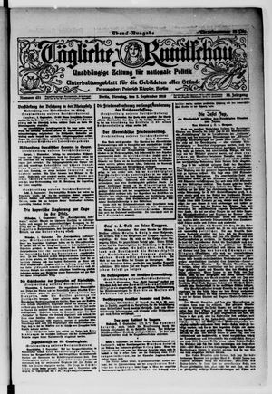 Tägliche Rundschau on Sep 2, 1919