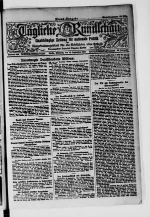 Tägliche Rundschau vom 10.09.1919
