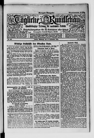 Tägliche Rundschau vom 17.09.1919