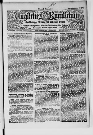 Tägliche Rundschau on Oct 1, 1919