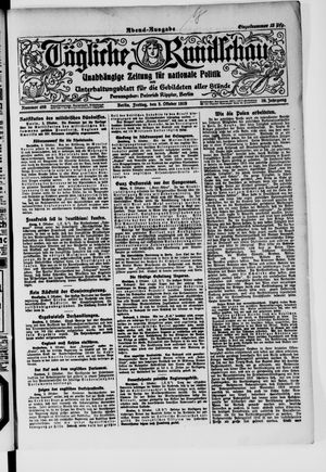 Tägliche Rundschau vom 03.10.1919