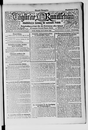 Tägliche Rundschau vom 06.10.1919