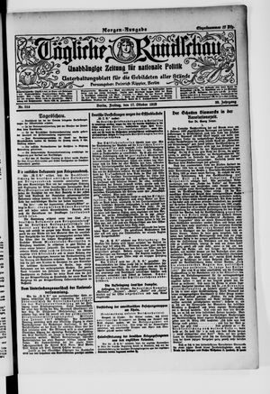 Tägliche Rundschau vom 17.10.1919