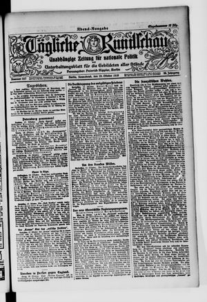 Tägliche Rundschau vom 18.10.1919