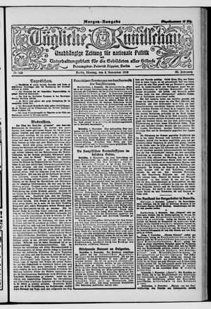Tägliche Rundschau on Nov 3, 1919