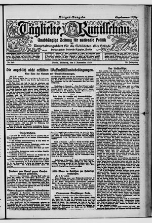 Tägliche Rundschau on Nov 5, 1919