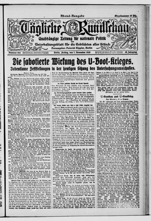 Tägliche Rundschau vom 07.11.1919