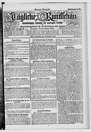 Tägliche Rundschau on Nov 13, 1919