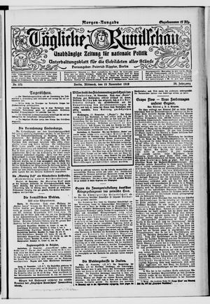 Tägliche Rundschau on Nov 19, 1919
