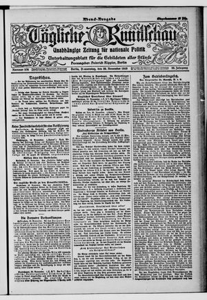 Tägliche Rundschau vom 20.11.1919