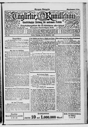 Tägliche Rundschau vom 25.11.1919