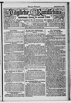 Tägliche Rundschau on Nov 26, 1919